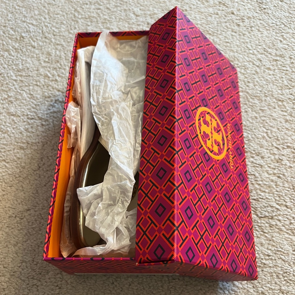 Tory Burch Gold Sandals - Picture 10 of 10